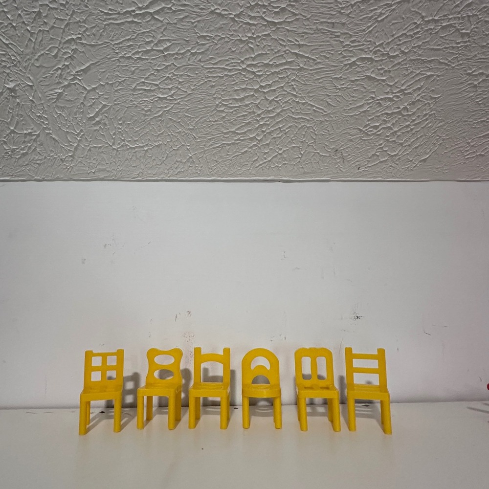 Fundex Stacking Chairs Game Replacement Chairs Lot of 17 Red Blue Yellow Parts - Picture 4 of 7